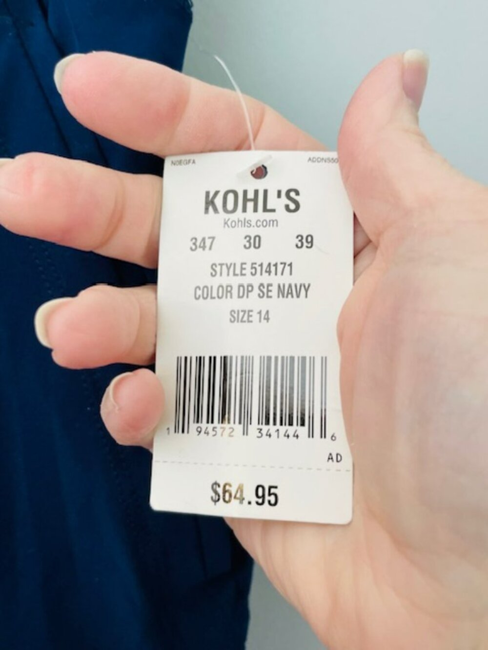 Land's End Comfort Elastic Waist Board Skort Active Swim Quick Dry NWT 14 - Picture 5 of 6